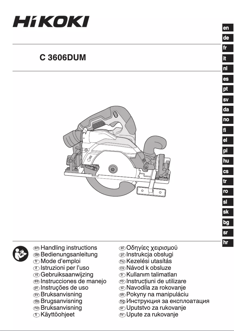 Imagen de la primera página del manual del dispositivo C3606DUM