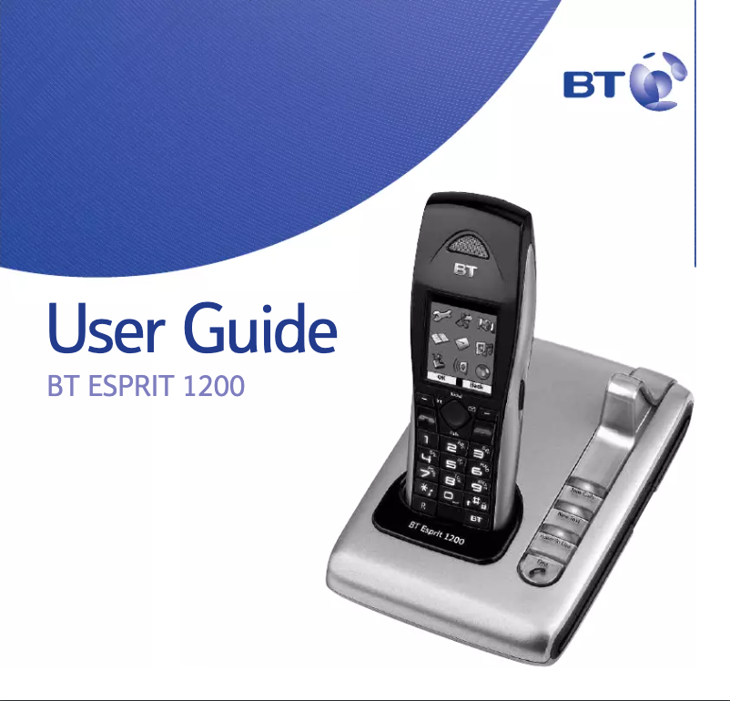 Página 1 del manual Manual de usuario BT Esprit 1200
