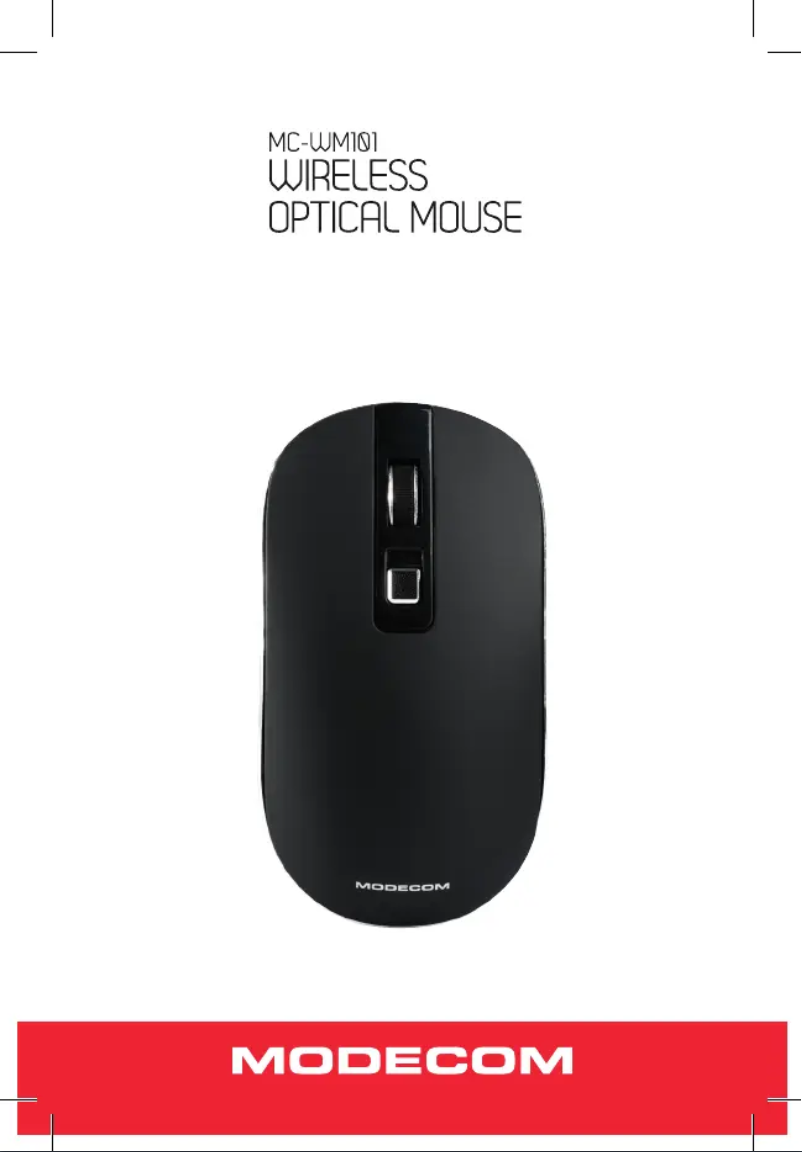 Imagen de la primera página del manual del dispositivo MC-WM101