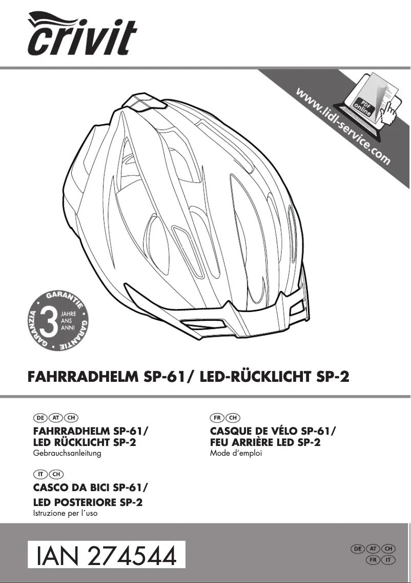 Imagen de la primera página del manual del dispositivo IAN 307555