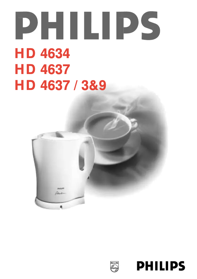 Imagen de la primera página del manual del dispositivo HD4634