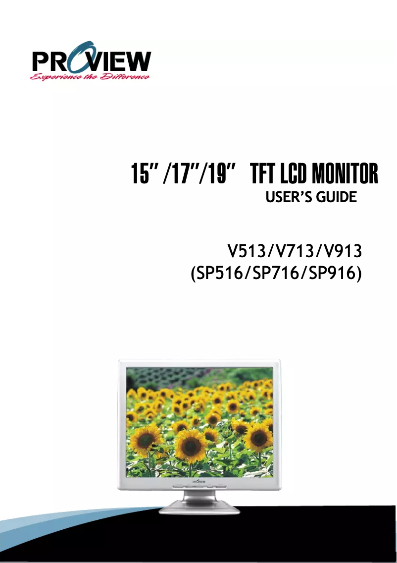 Imagen de la primera página del manual del dispositivo PL713