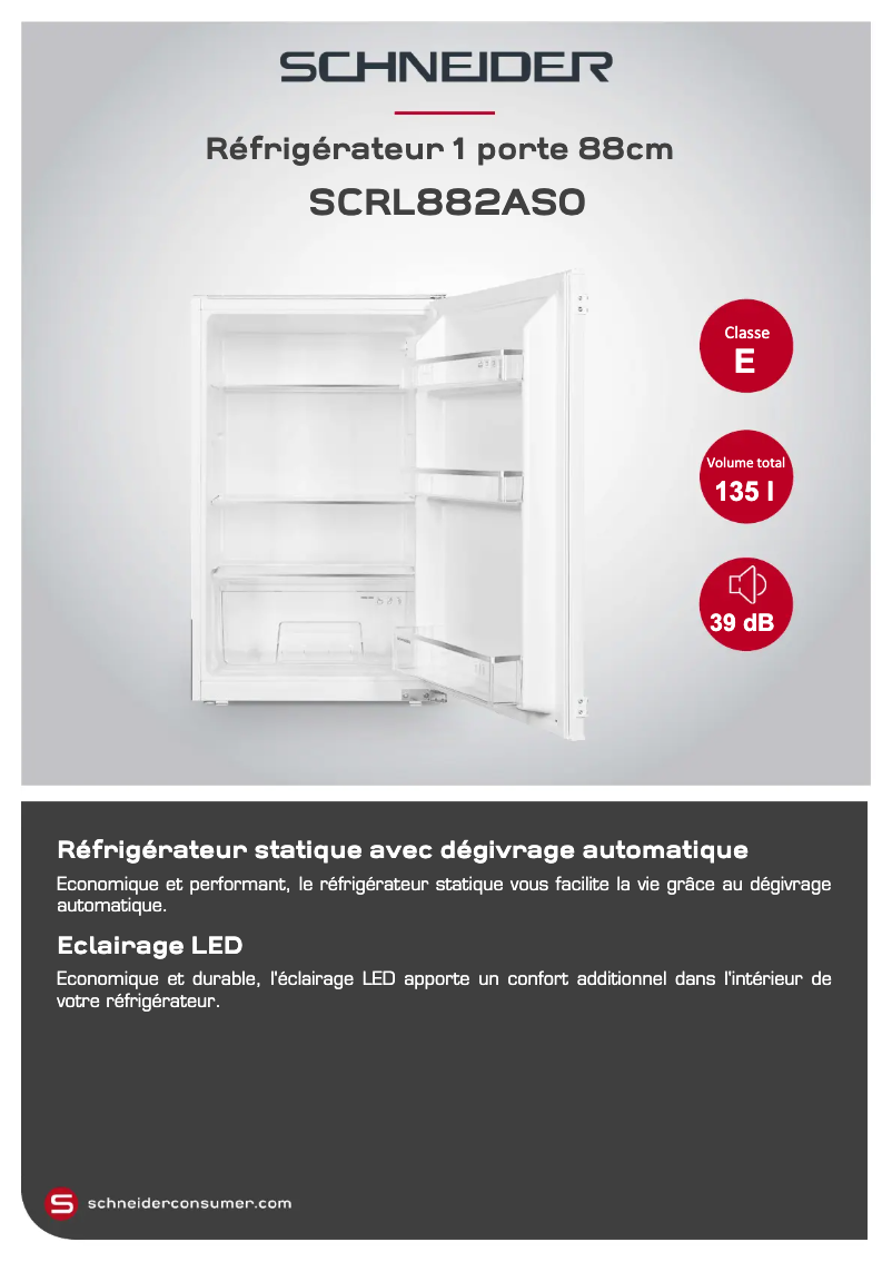 Imagen de la primera página del manual del dispositivo SCRL882AS0