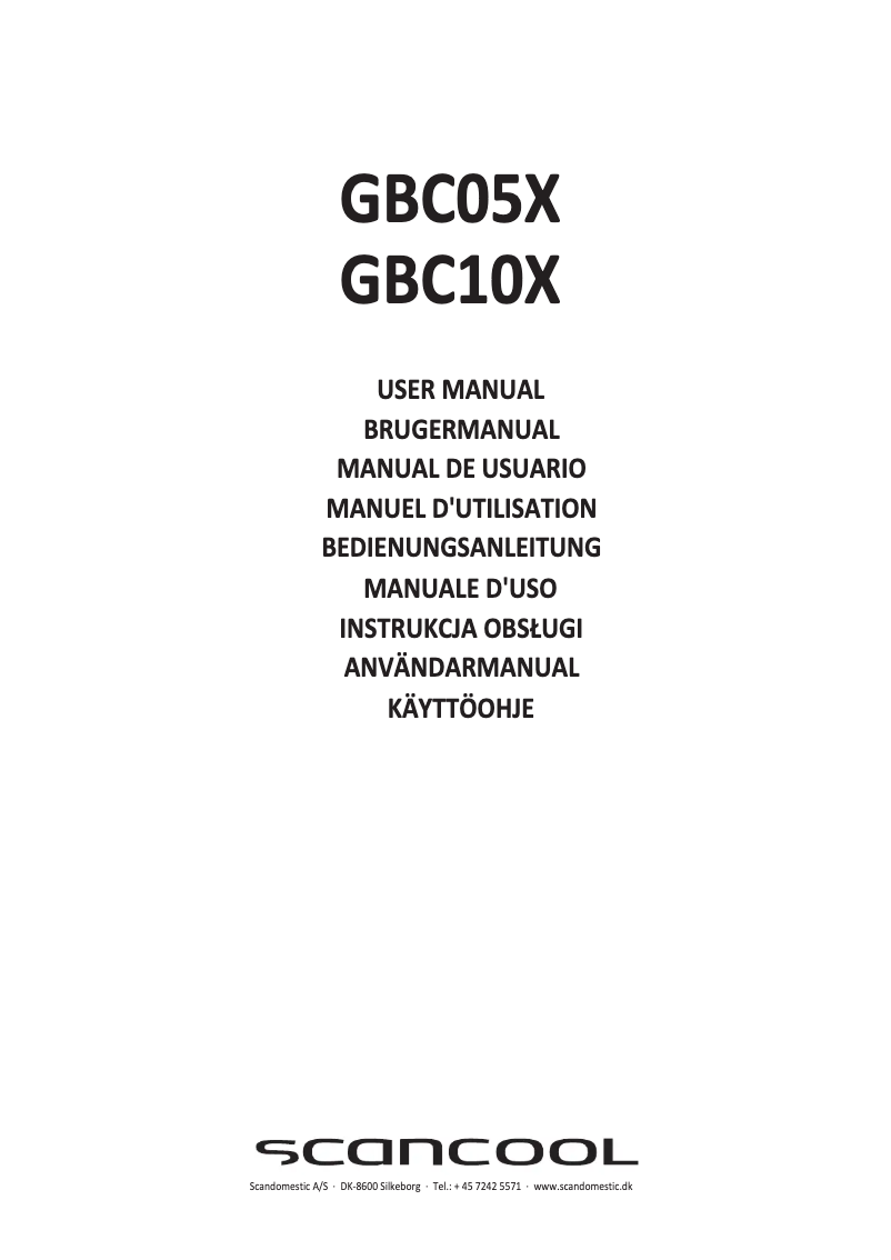 Imagen de la primera página del manual del dispositivo GBC10X