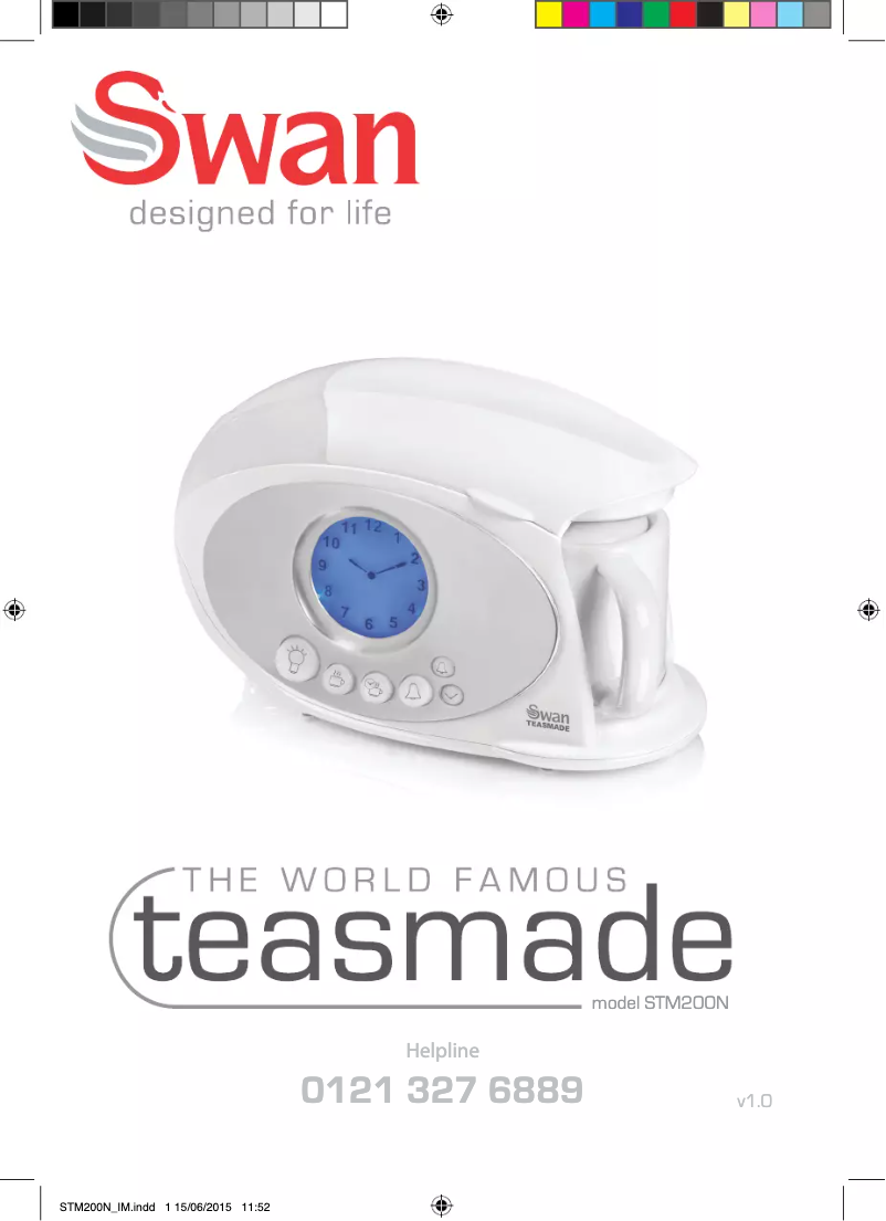 Imagen de la primera página del manual del dispositivo STM200N