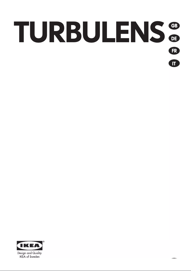 Imagen de la primera página del manual del dispositivo TURBULENS