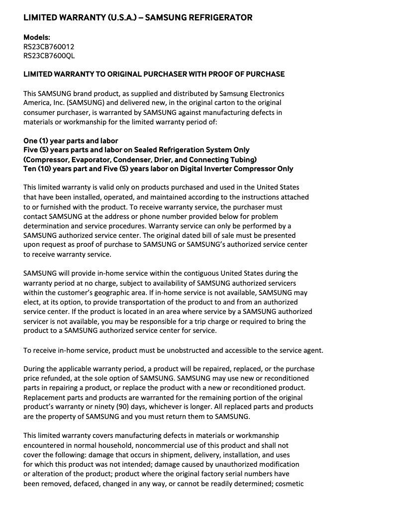 Imagen de la primera página del manual del dispositivo RS23CB760012