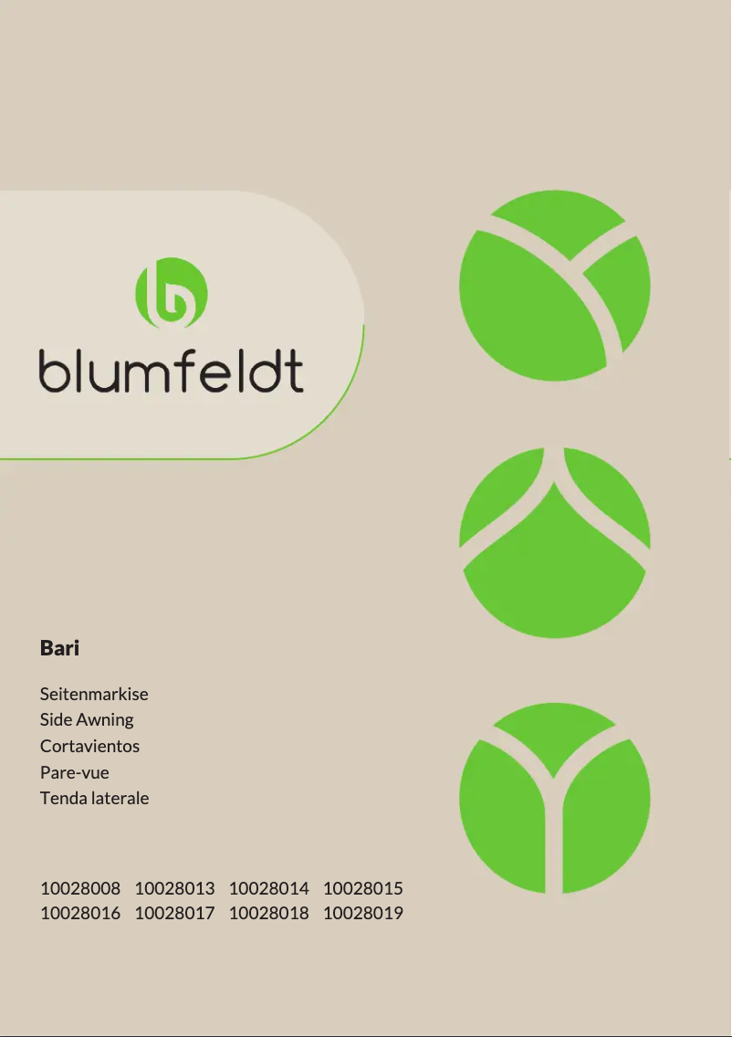 Imagen de la primera página del manual del dispositivo Bari