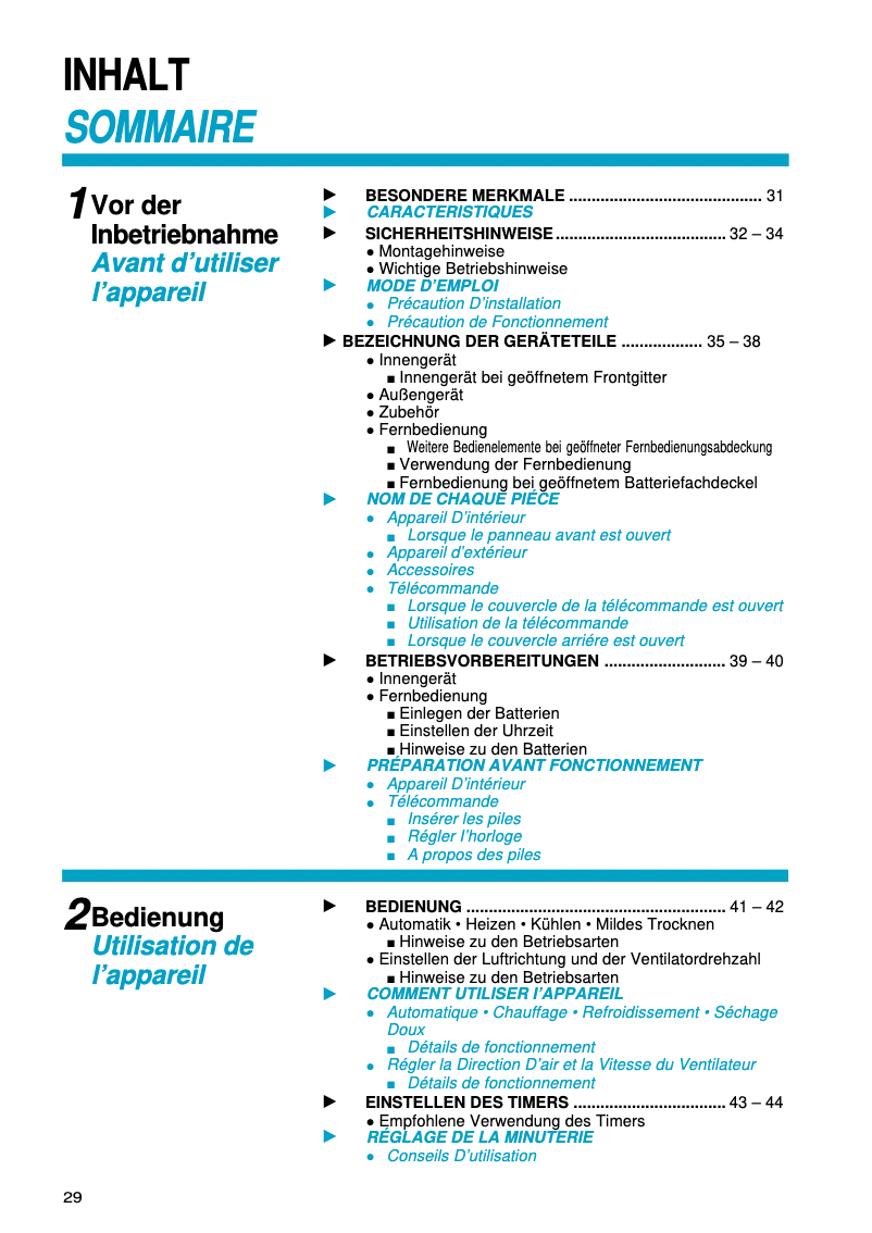 Imagen de la primera página del manual del dispositivo CU-VA75KE