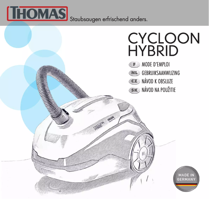 Página 1 del manual Manual de usuario Thomas Cycloon Hybrid