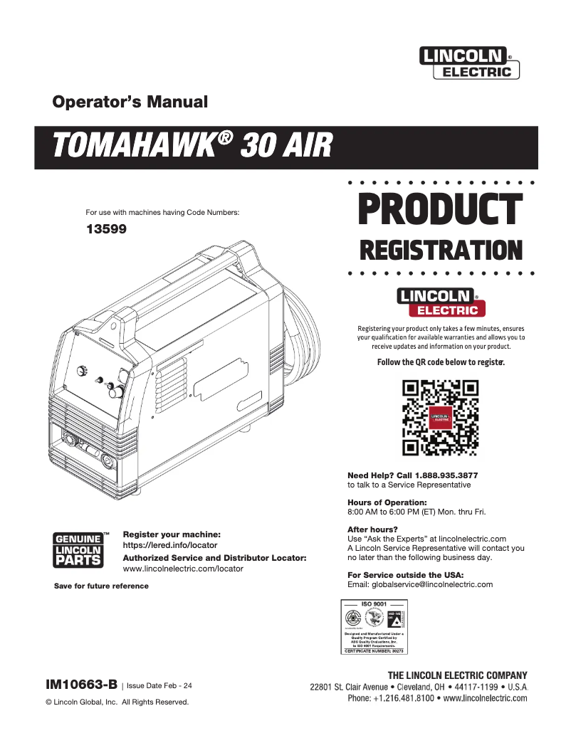 Imagen de la primera página del manual del dispositivo TOMAHAWK 30 Air