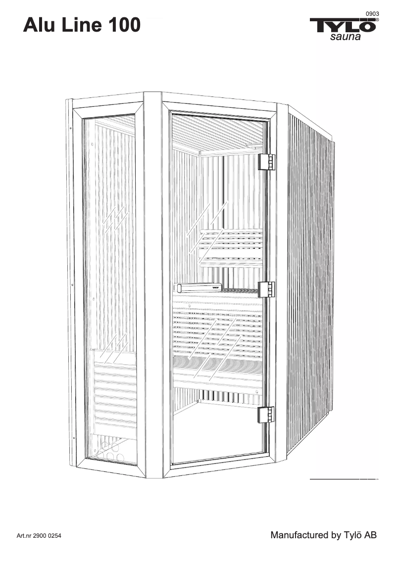 Imagen de la primera página del manual del dispositivo Alu Line 100