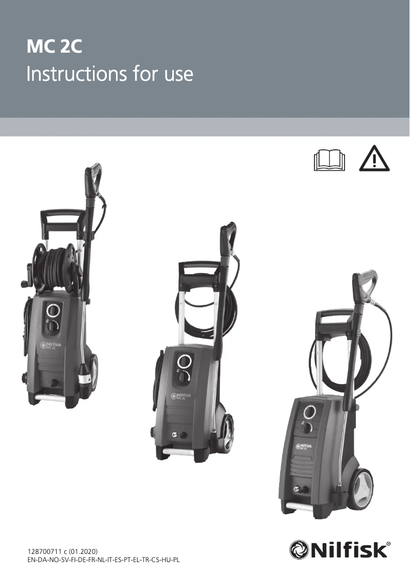 Imagen de la primera página del manual del dispositivo MC 2