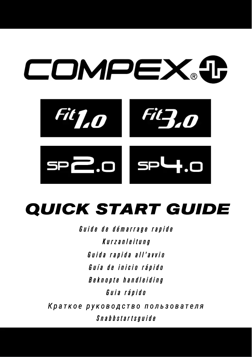 Imagen de la primera página del manual del dispositivo Fit 1.0