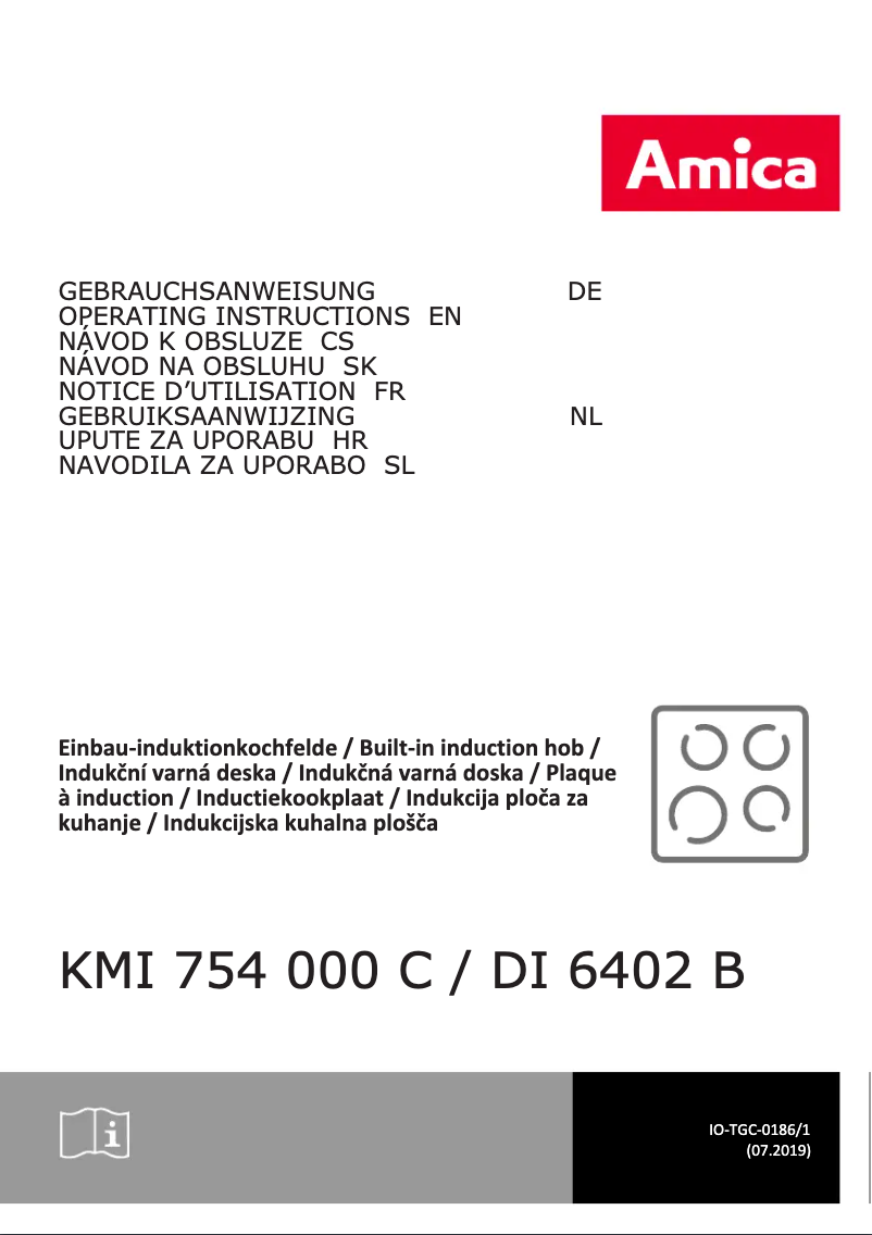 Imagen de la primera página del manual del dispositivo KMI 754 000 C