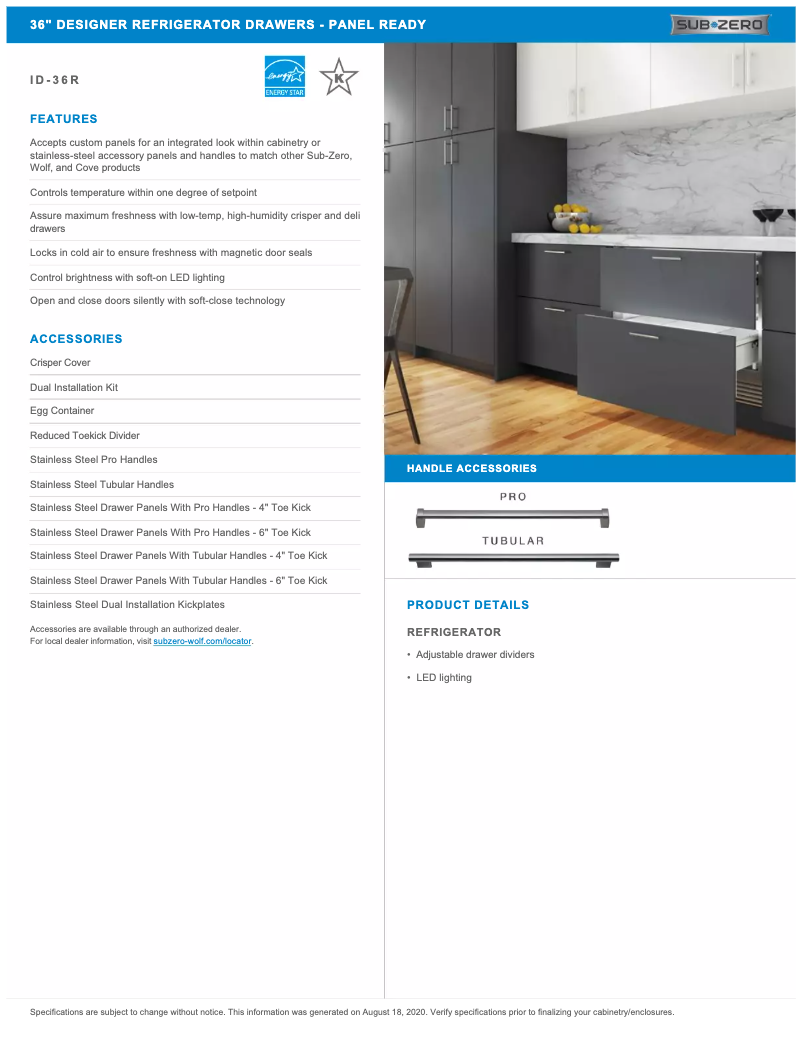 Imagen de la primera página del manual del dispositivo ID-36R