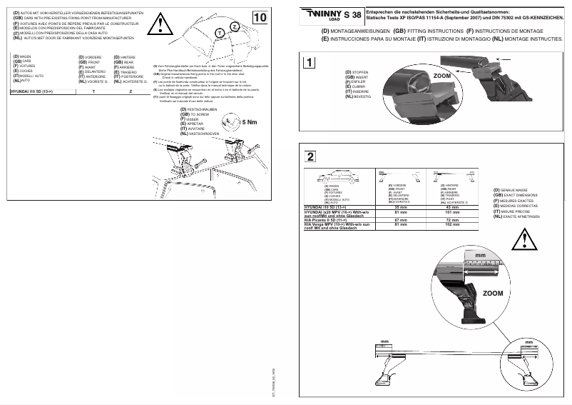 Imagen de la primera página del manual del dispositivo S 38