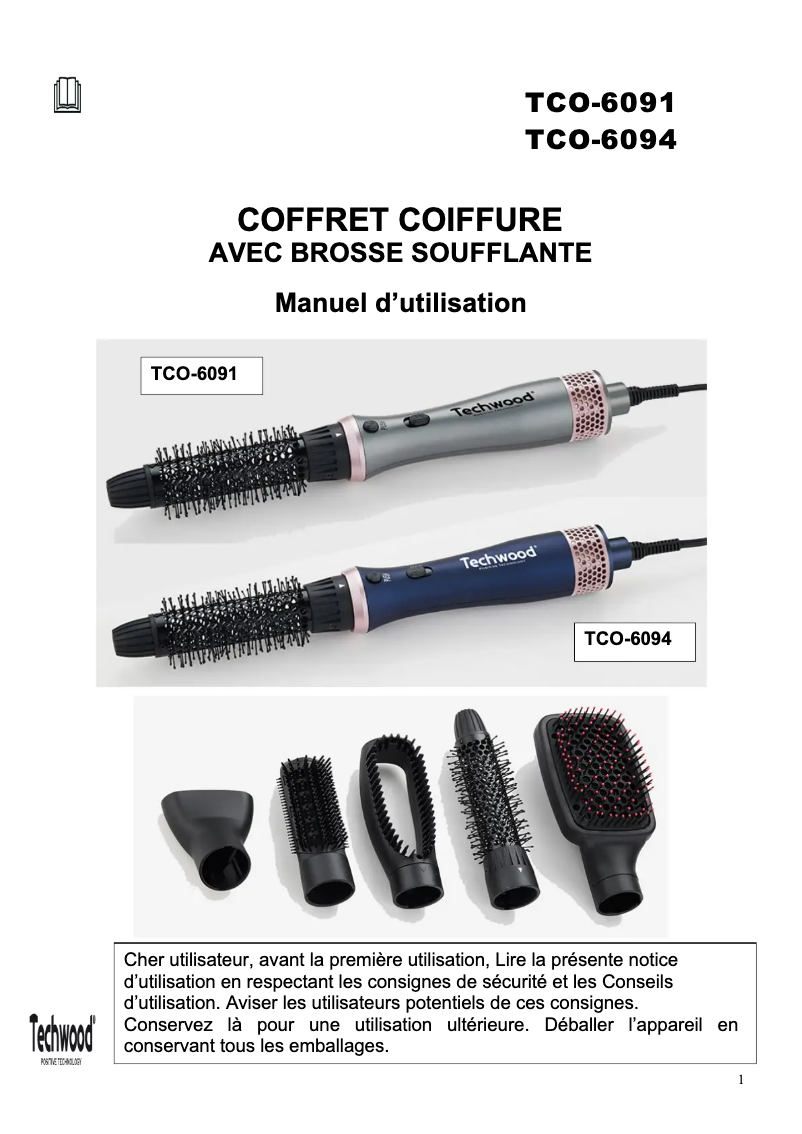 Imagen de la primera página del manual del dispositivo TBR-254