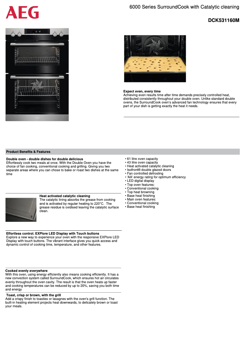 Imagen de la primera página del manual del dispositivo DCK531160M
