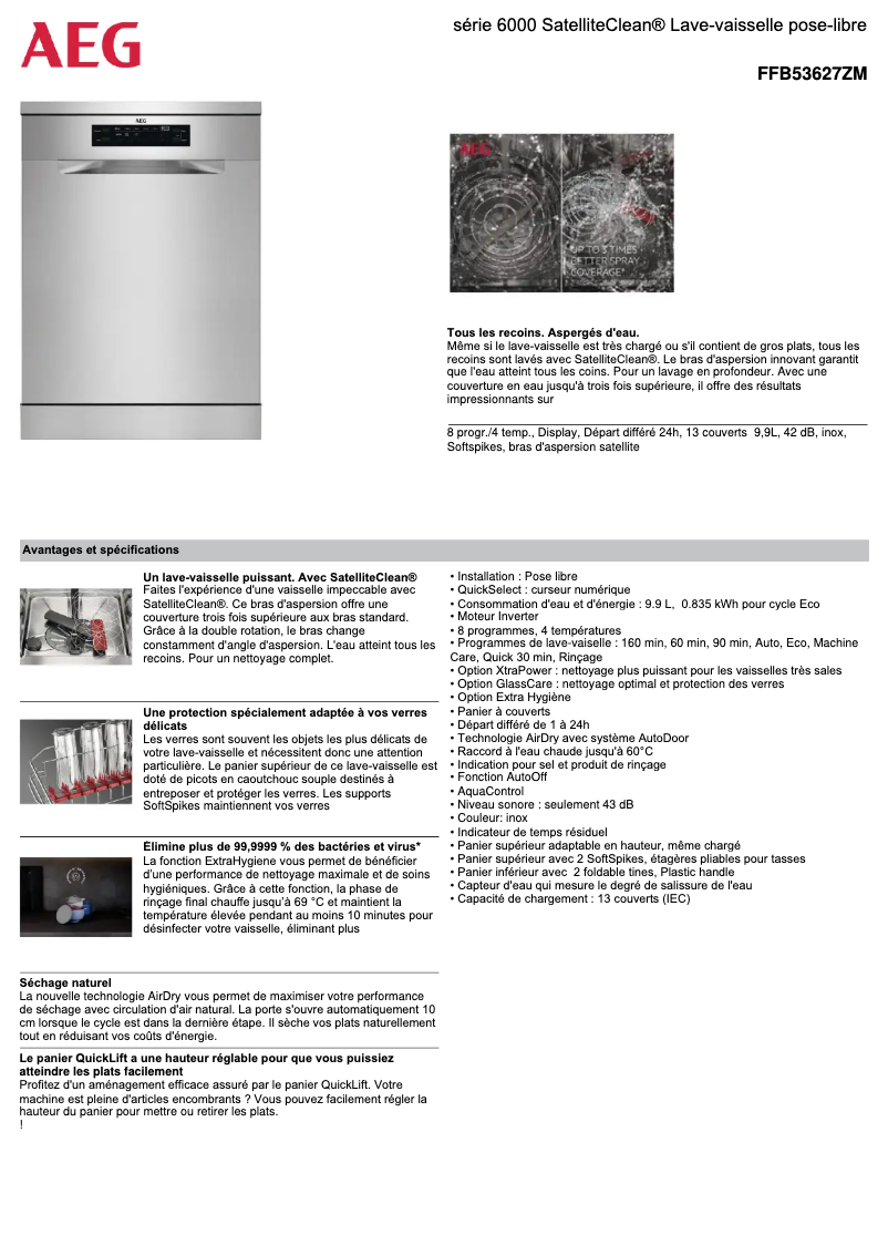 Imagen de la primera página del manual del dispositivo FFB53627ZM