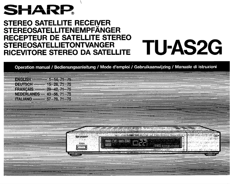 Imagen de la primera página del manual del dispositivo TU-AS2G