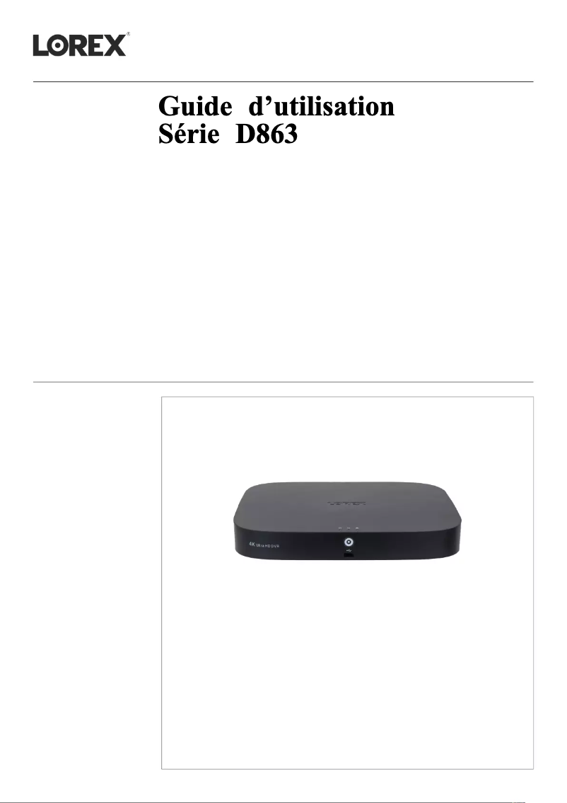 Imagen de la primera página del manual del dispositivo D863A81B