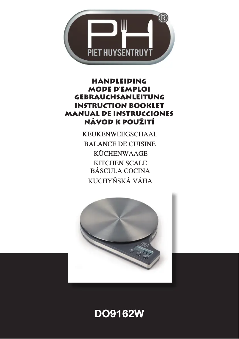 Imagen de la primera página del manual del dispositivo DO9162W