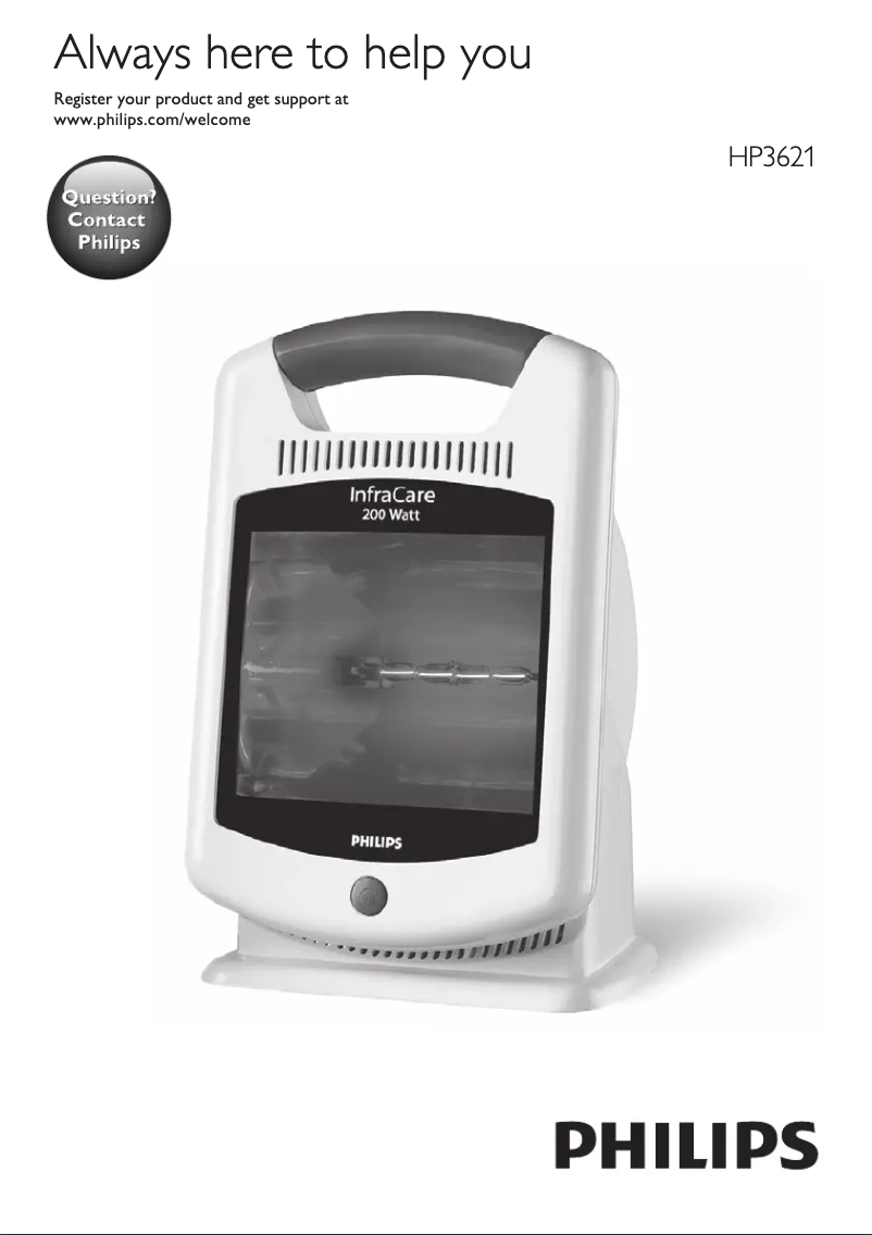 Imagen de la primera página del manual del dispositivo HP3621