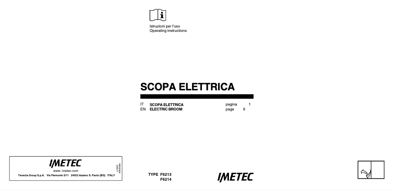 Página nº 1 - Manual de usuario Imetec Piuma Force ++ C2-400