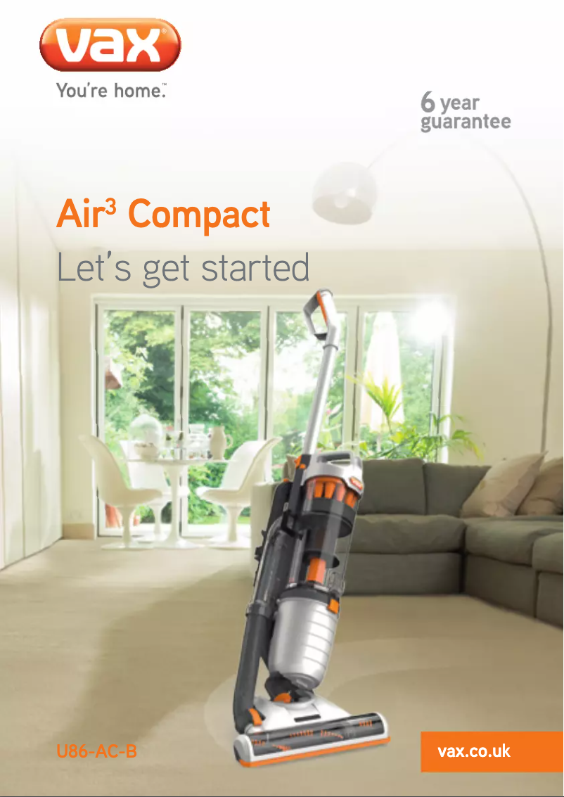 Imagen de la primera página del manual del dispositivo Air3 Compact U86-AC