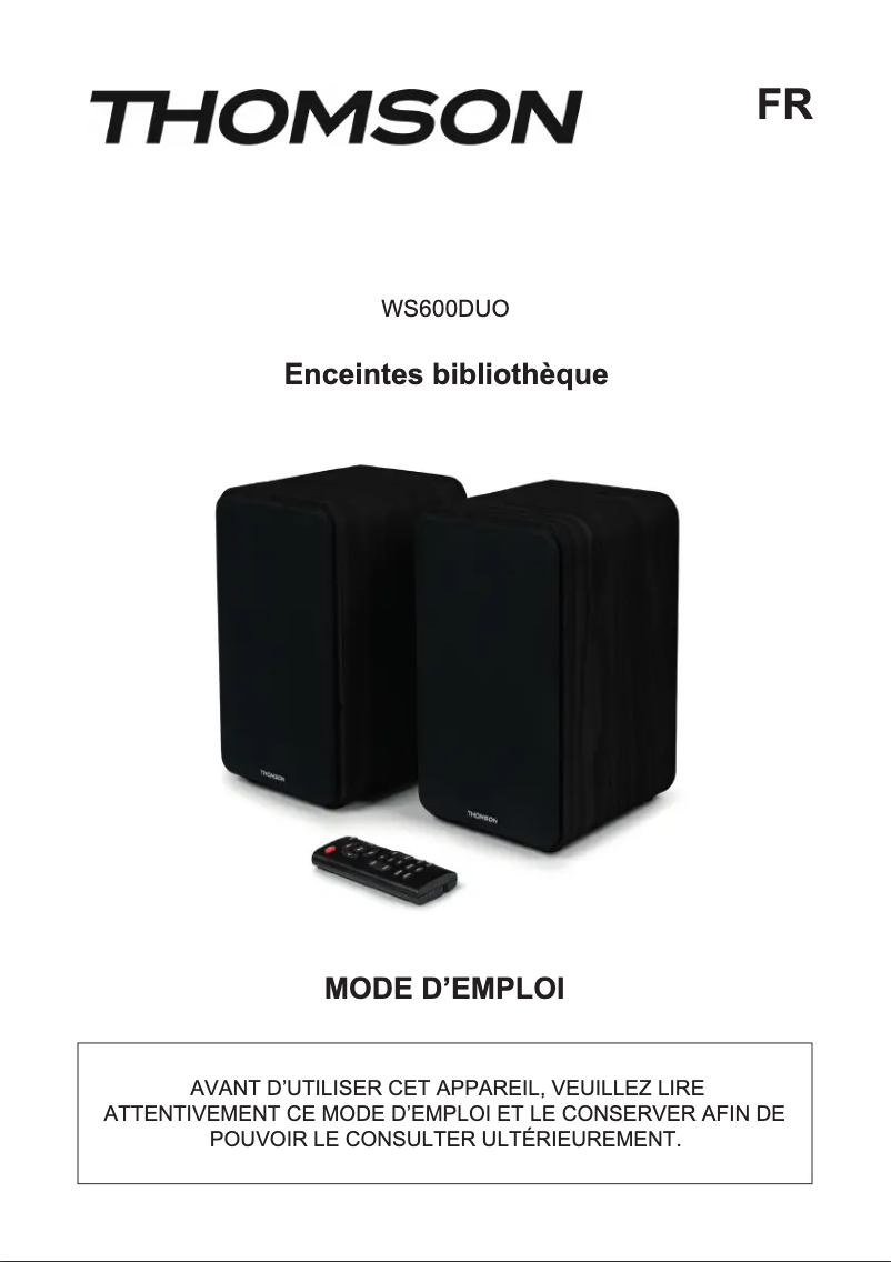 Página 1 del manual Manual de usuario Thomson WS602DUO