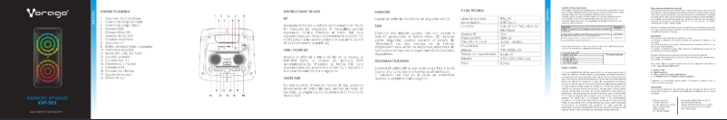 Página 1 del manual Manual de usuario Vorago KSP-503