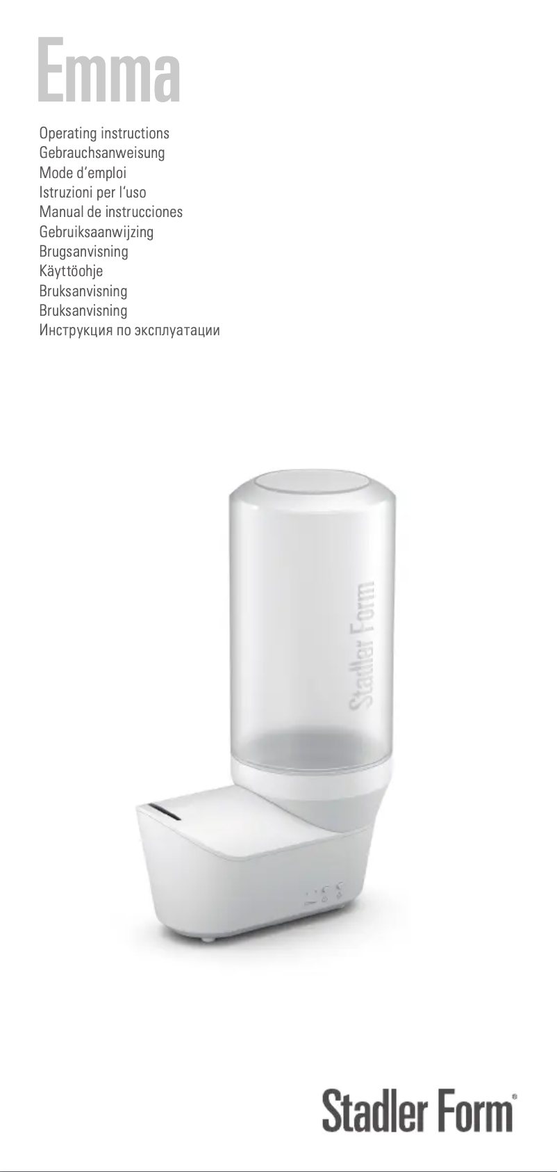 Imagen de la primera página del manual del dispositivo Emma