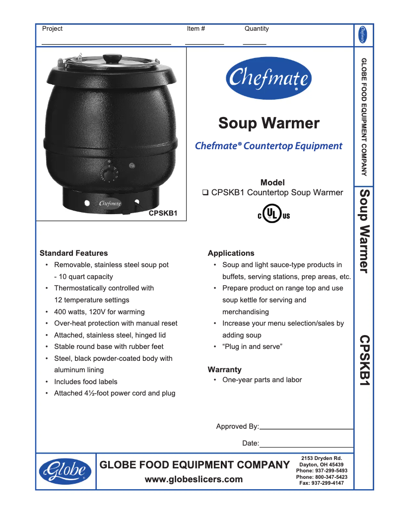 Imagen de la primera página del manual del dispositivo CPSKB1