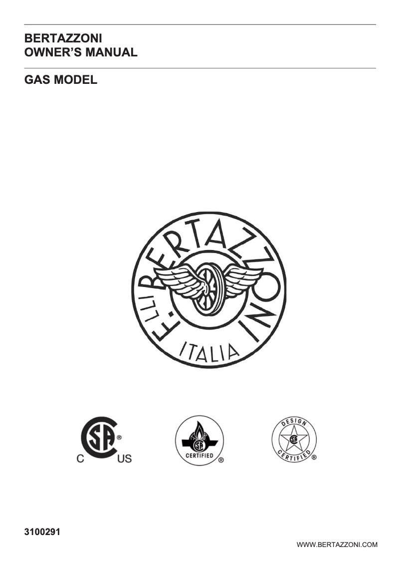 Página nº 1 - Manual de usuario Bertazzoni PROF486GGASNET