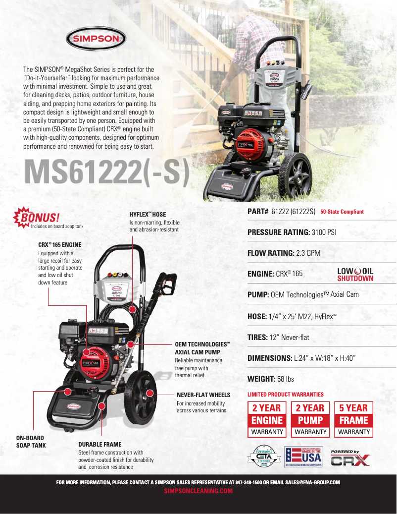 Imagen de la primera página del manual del dispositivo Megashot MS61222