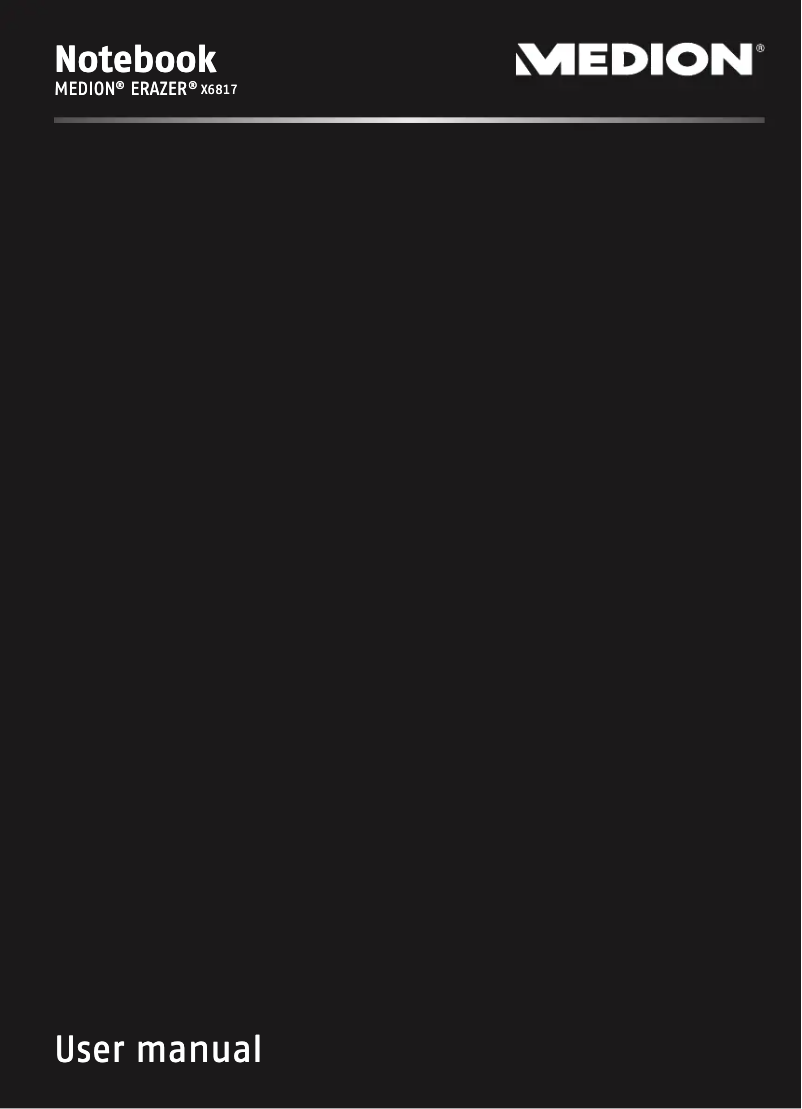 Imagen de la primera página del manual del dispositivo Erazer X6817