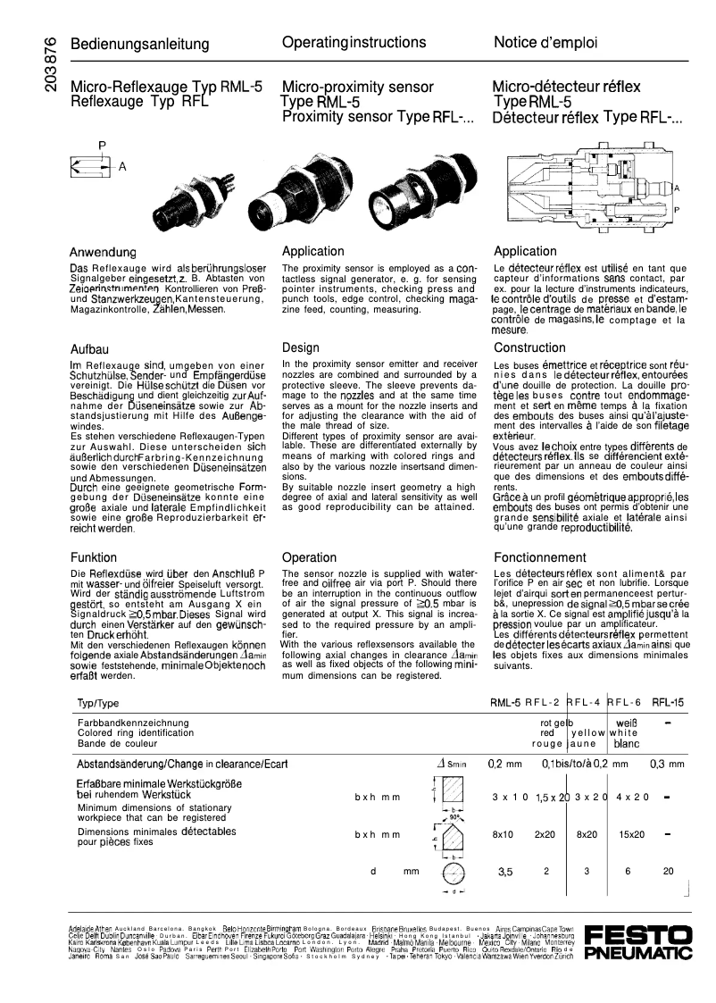 Página 1 del manual Manual de usuario Festo RML-5