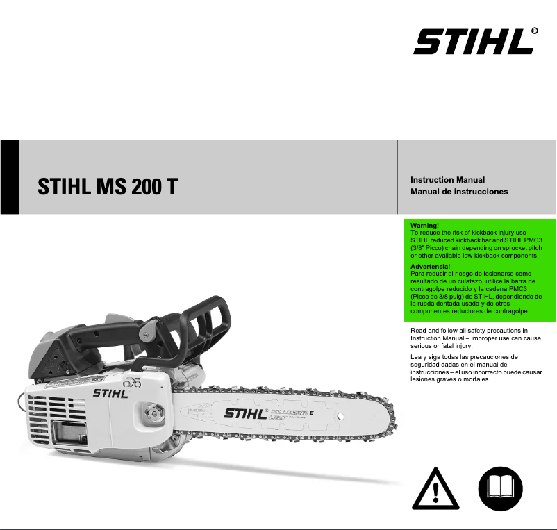 Página 1 del manual Manual de usuario Stihl MS 200 T