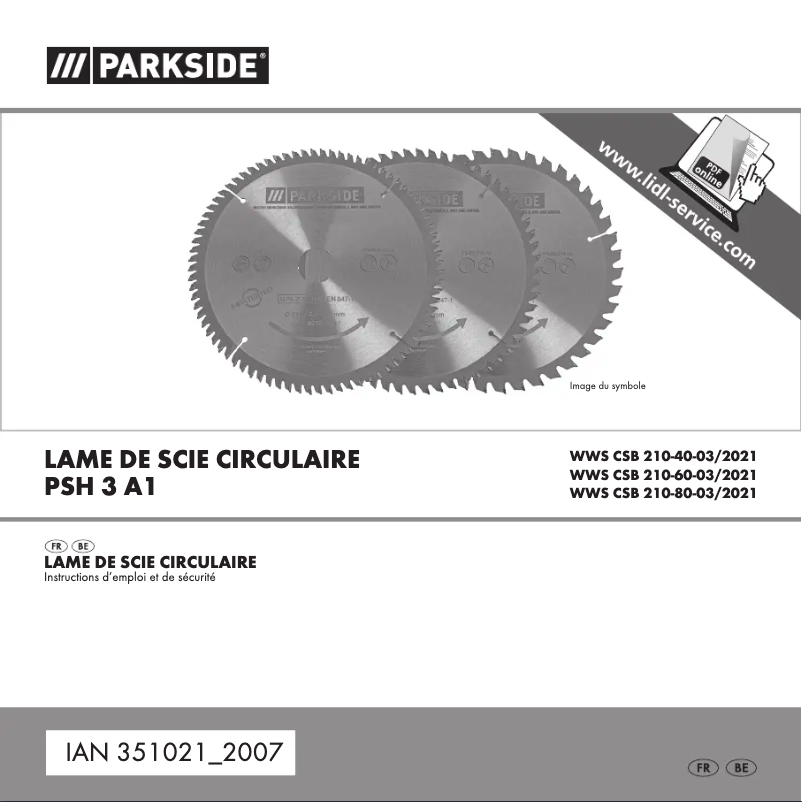 Imagen de la primera página del manual del dispositivo PSH 3 A1