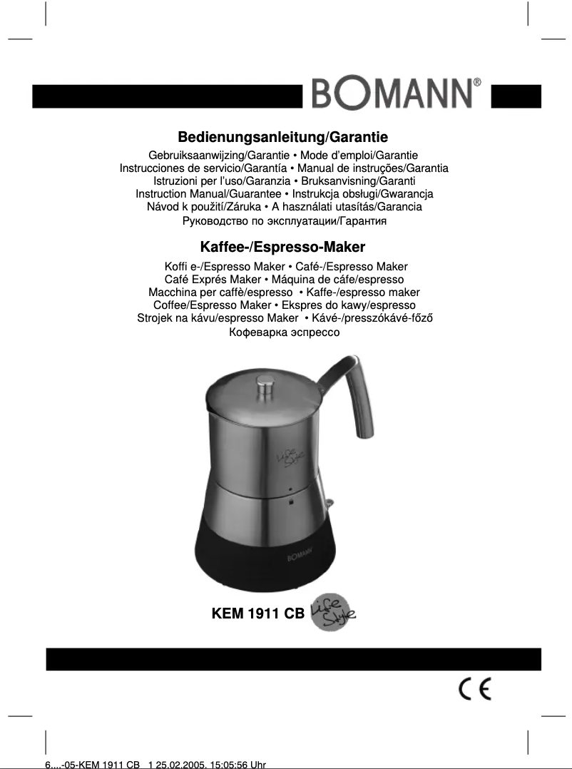 Página 1 del manual Manual de usuario Bomann KEM 1911 CB