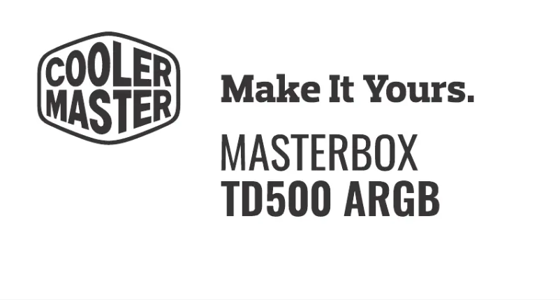 Página 1 del manual Manual de usuario Cooler Master MasterBox TD500 ARGB