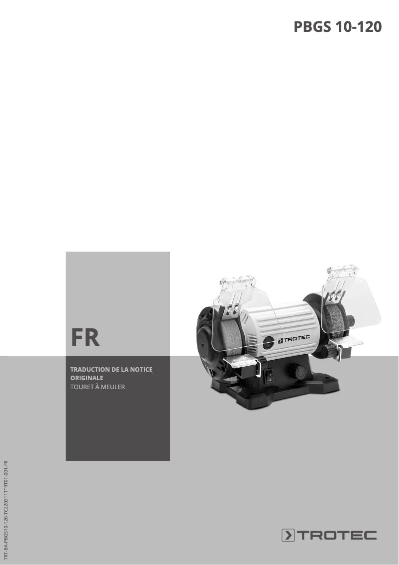 Página 1 del manual Manual de usuario Trotec PBGS 10-120