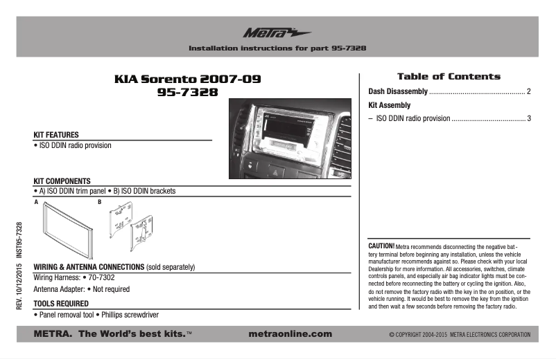 Imagen de la primera página del manual del dispositivo 95-7328