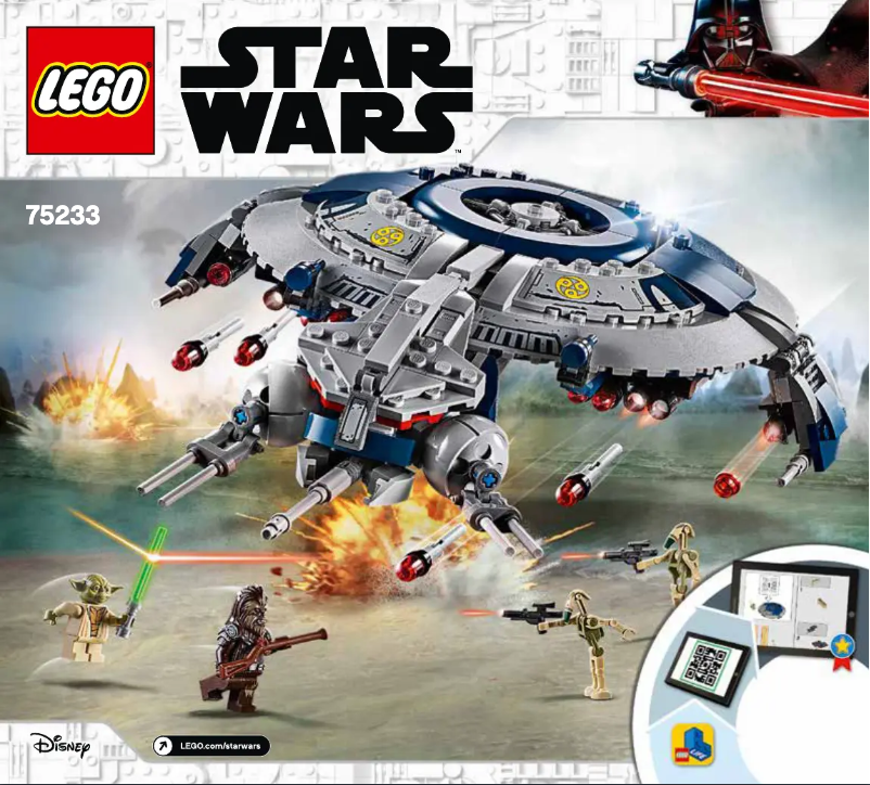 Página 1 del manual Manual de usuario Lego Star Wars 75233