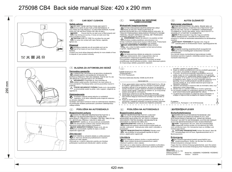 Imagen de la primera página del manual del dispositivo IAN 275098