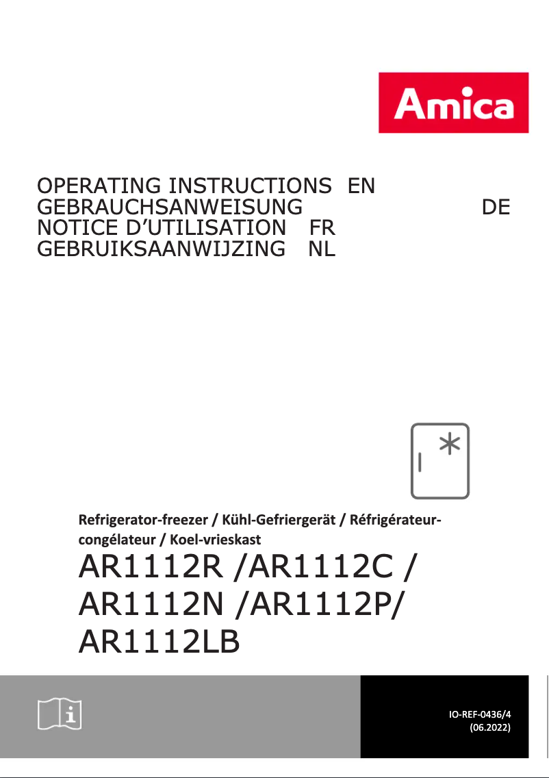 Imagen de la primera página del manual del dispositivo AR1112LB