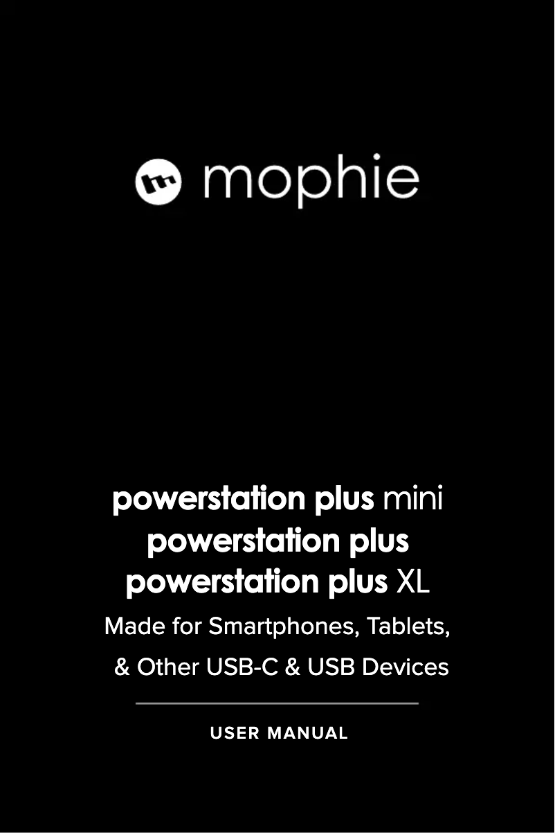 Imagen de la primera página del manual del dispositivo Powerstation Plus USB-C