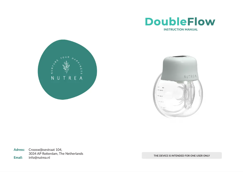 Imagen de la primera página del manual del dispositivo EasyFlow