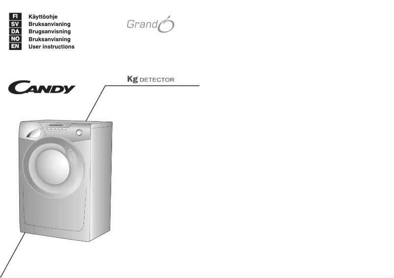 Página 1 del manual Manual de usuario Candy GO 1682 d